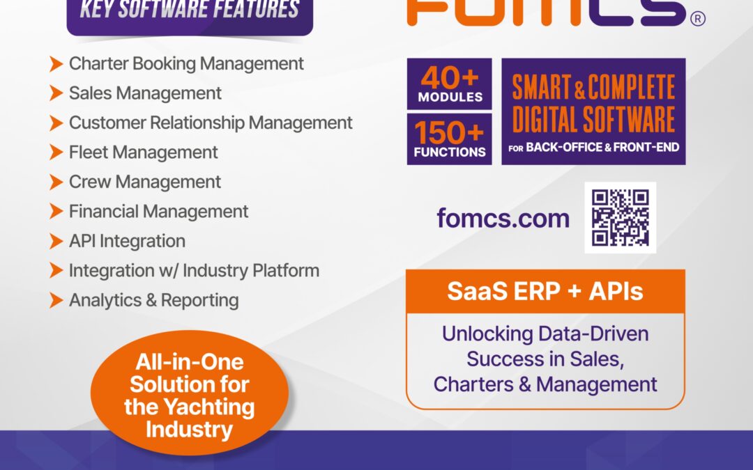 Atlantis Global Management Information Systems Showcases the Renewed FOMCS SaaS ERP at Boat Show Bodrum 2025